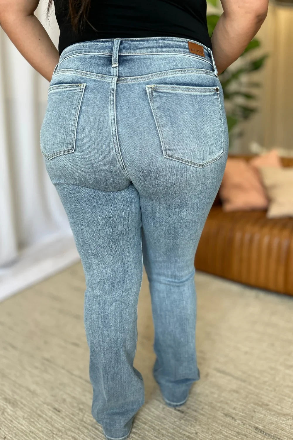 Judy Blue Full Size Medium Rise Bootcut Jeans Judy Blue