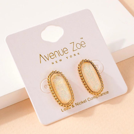 Gemstone Stud Earrings Earrings