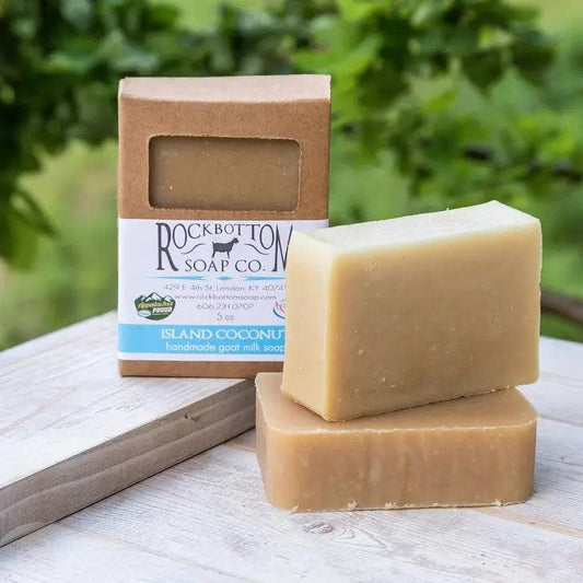 Island Coconut Rock Bottom Goat Milk Soap soap