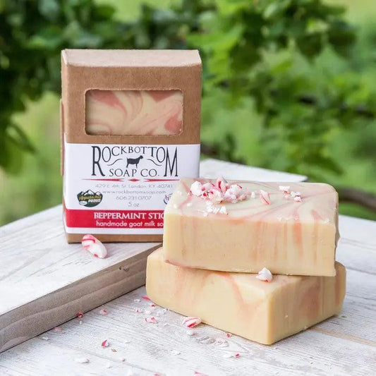 Peppermint Rock Bottom Goat Milk Soap soap