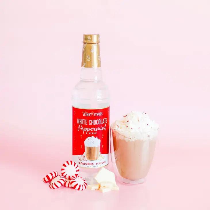 Sugar Free White Chocolate Peppermint Syrup drinks