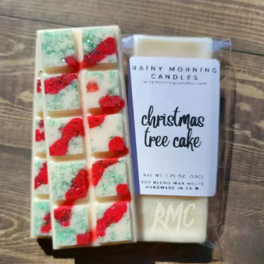 Christmas Tree Cake | Holiday Snap Bar Wax Melt candles