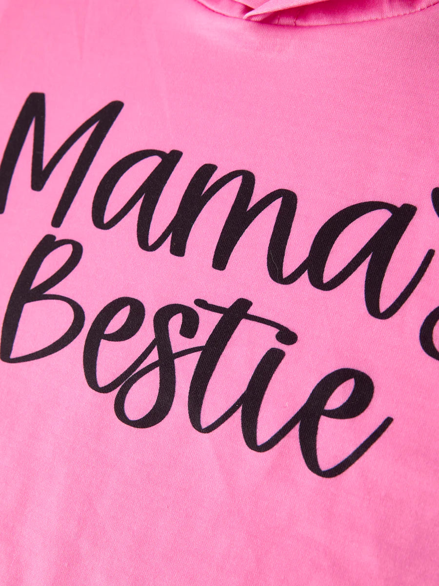 Mama's Bestie Hooded Sweatshirt & Sweatpants Set