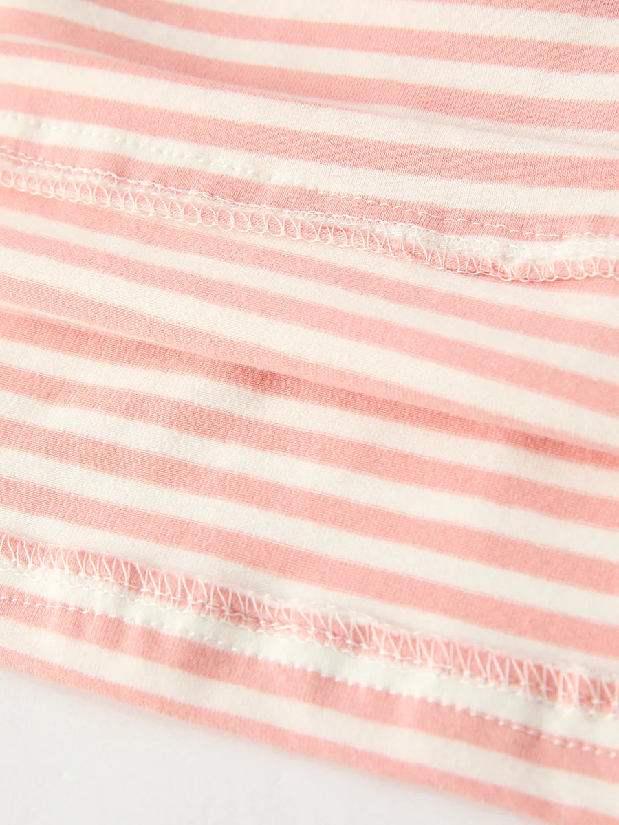 Christmas Candy Cane Smocking Embroidery Striped Girls Dress Childrens dress