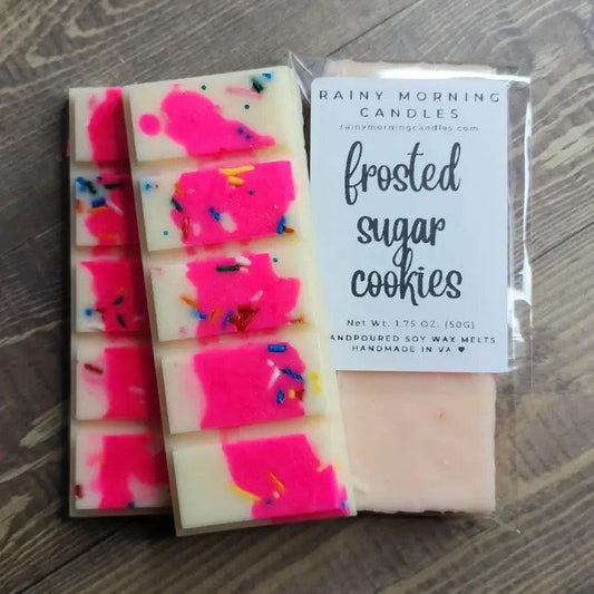 Frosted Sugar Cookie Snap Bar Wax Melts candles