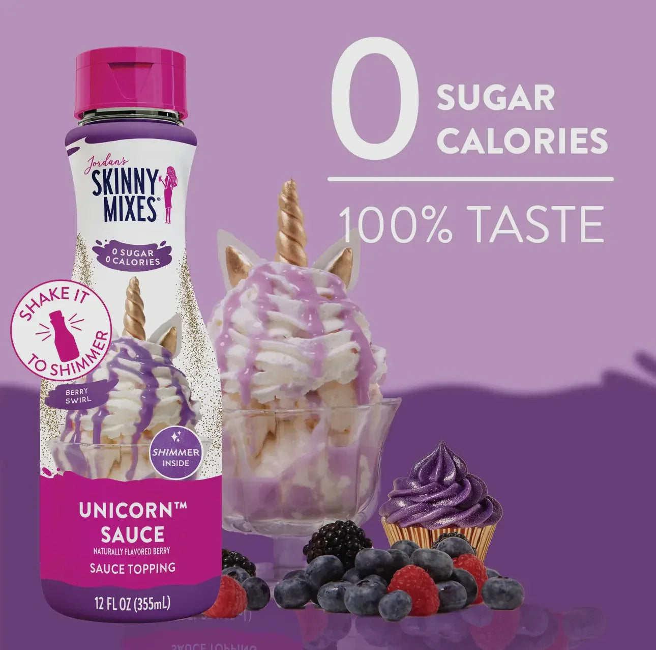 Skinny Mixes Unicorn Sauce Topping drinks