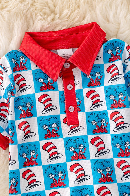 Thing 1 & 2, two piece short set boys