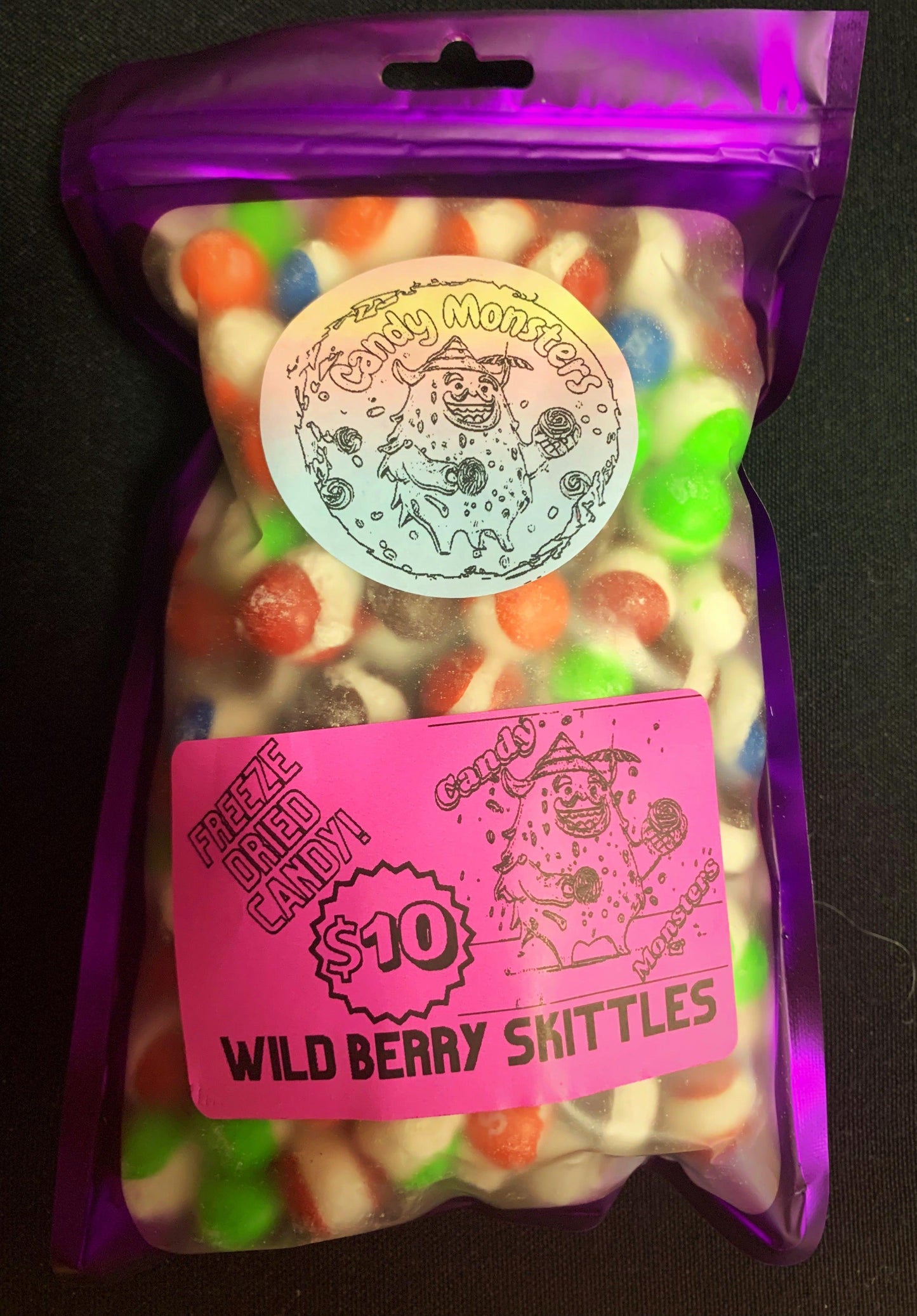 Freeze Dried Wild Berry Skittles Freeze Dried Candy