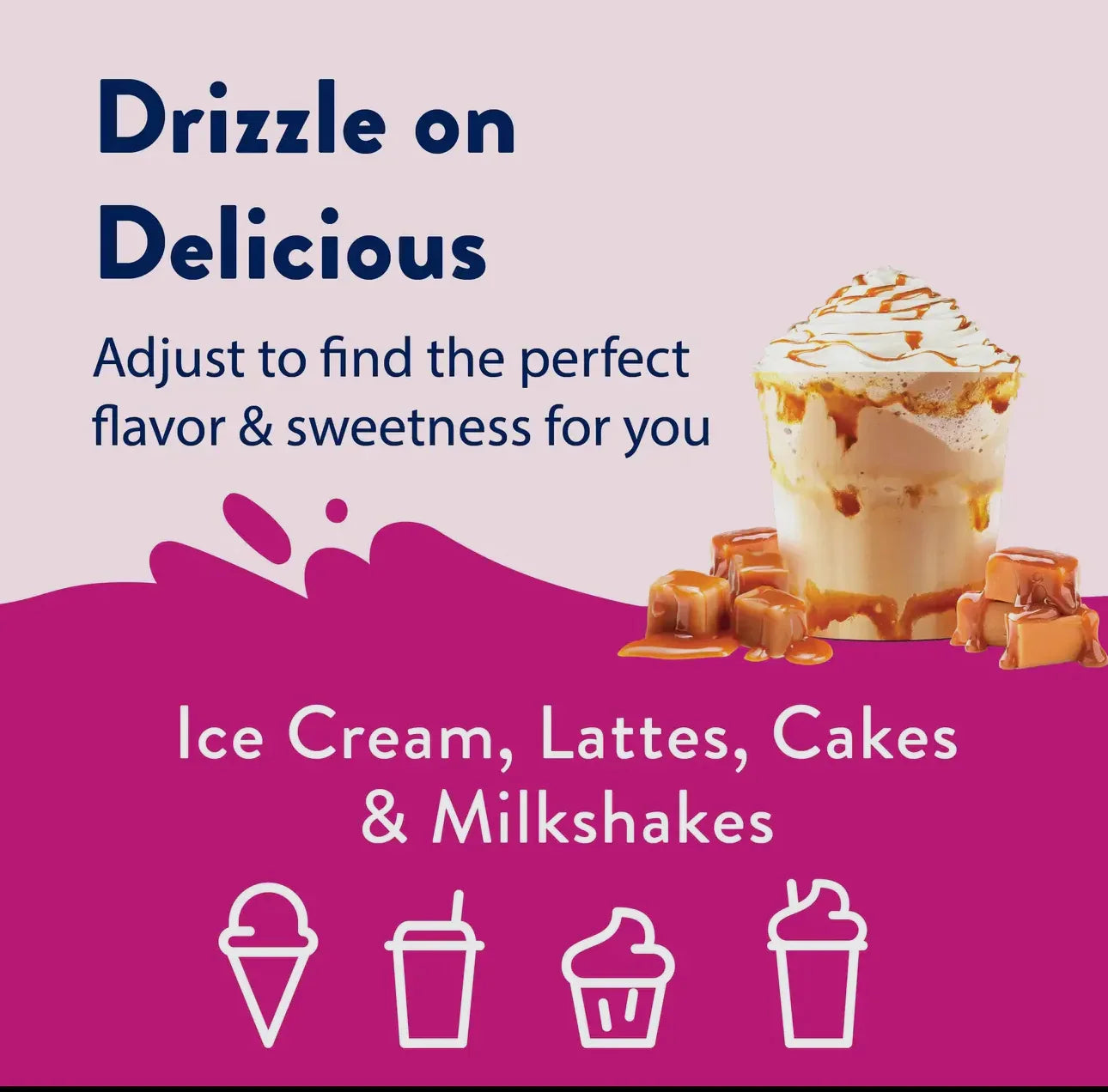 Skinny Mixes Salted Caramel Sauce Topping drinks