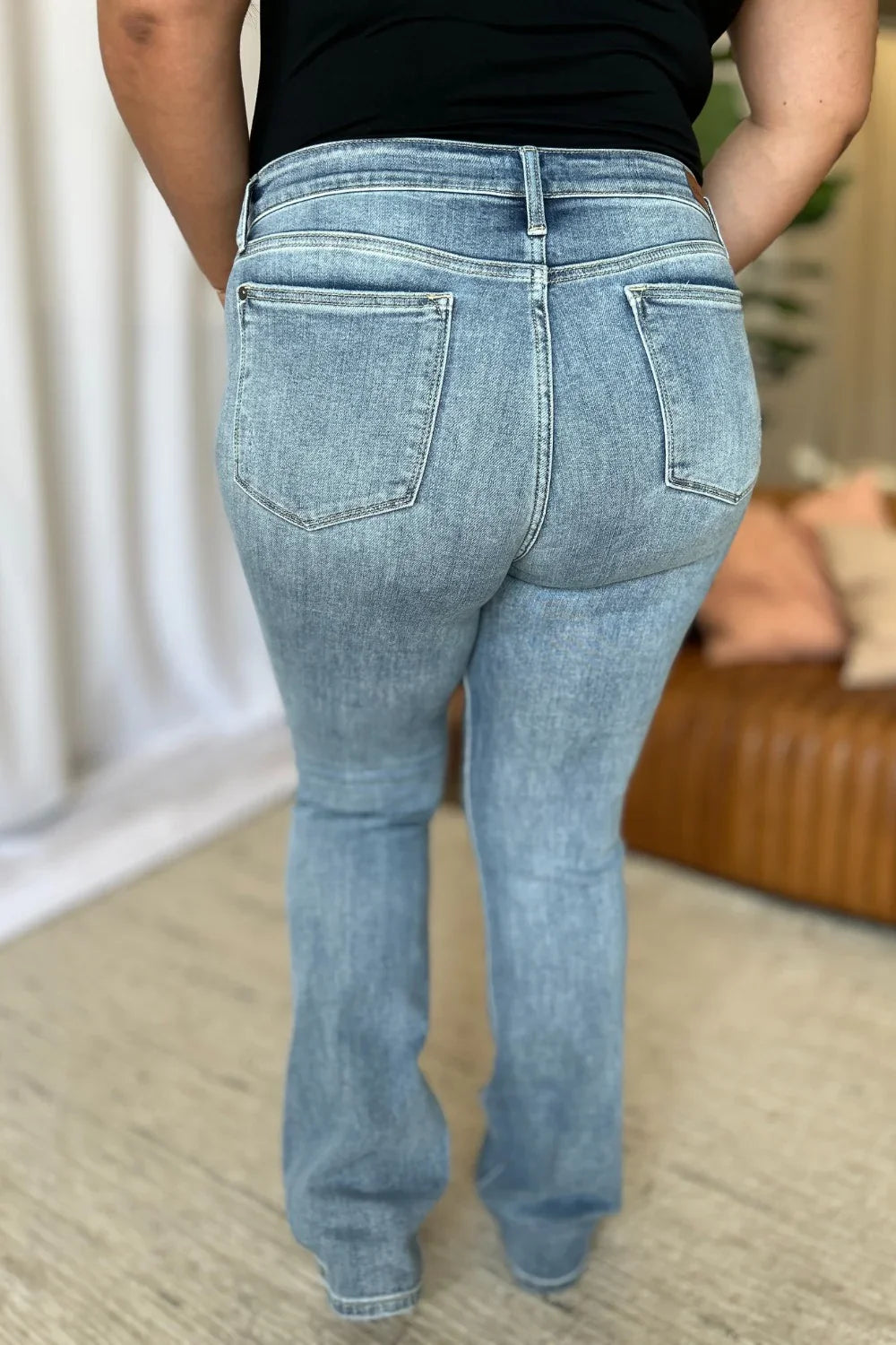 Judy Blue Full Size Medium Rise Bootcut Jeans Judy Blue