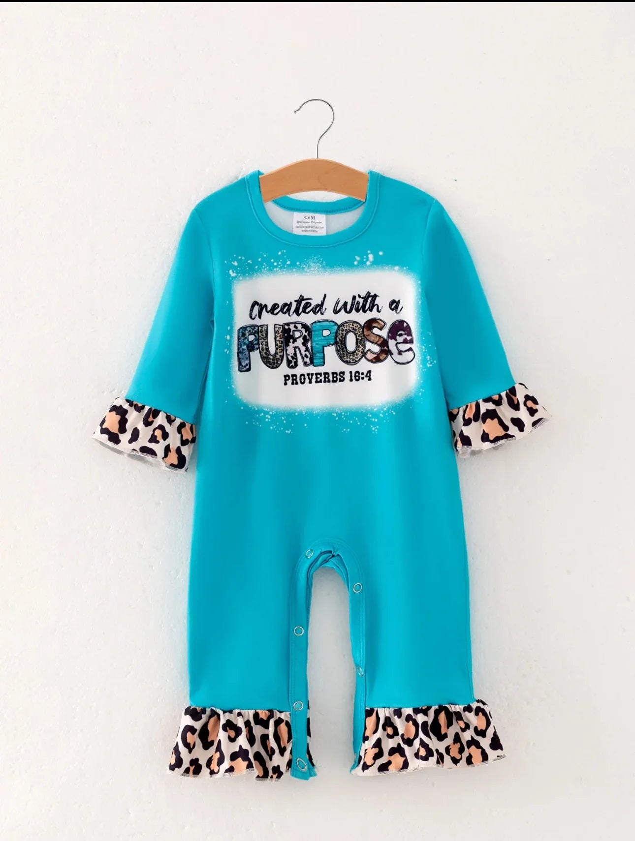 Created With A Purpose Ruffle Romper rompers