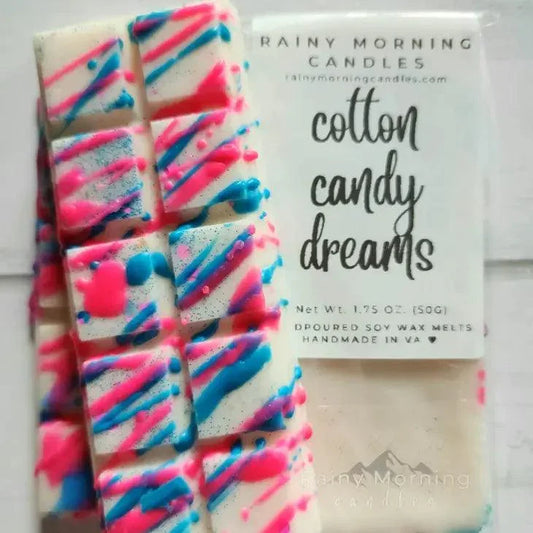 Cotton Candy Dreams Snap Bar Wax Melts candles