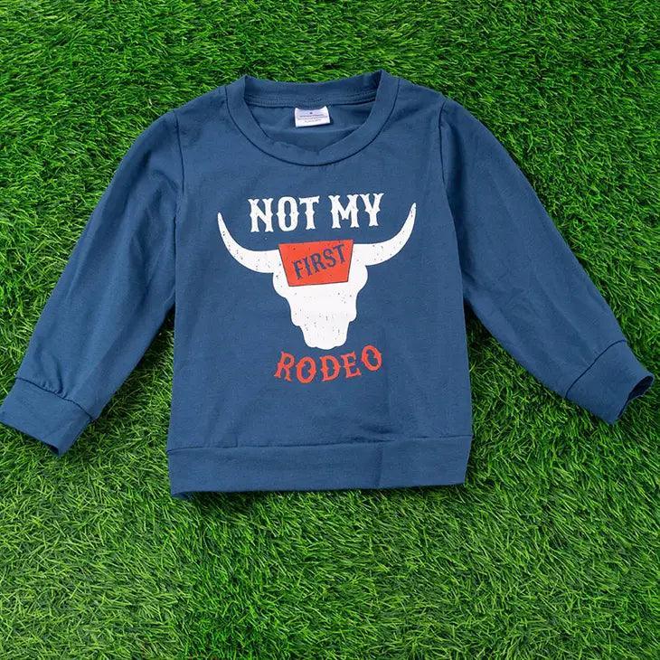 Not My First Rodeo" Graphic Sweatshirt Sweatshirt