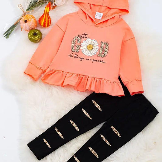 With God All Things Are Possible" 2 Pc Set Clothing Set