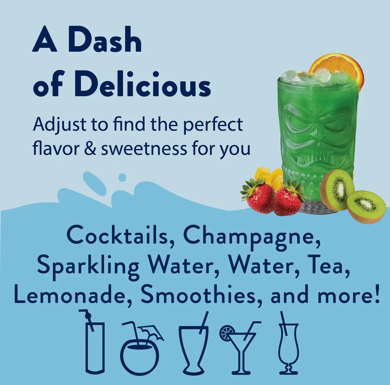 Tropigal Skinny Syrup drinks