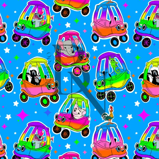 Crusin' Coupes Two-Piece Pajama Set Clothing Set