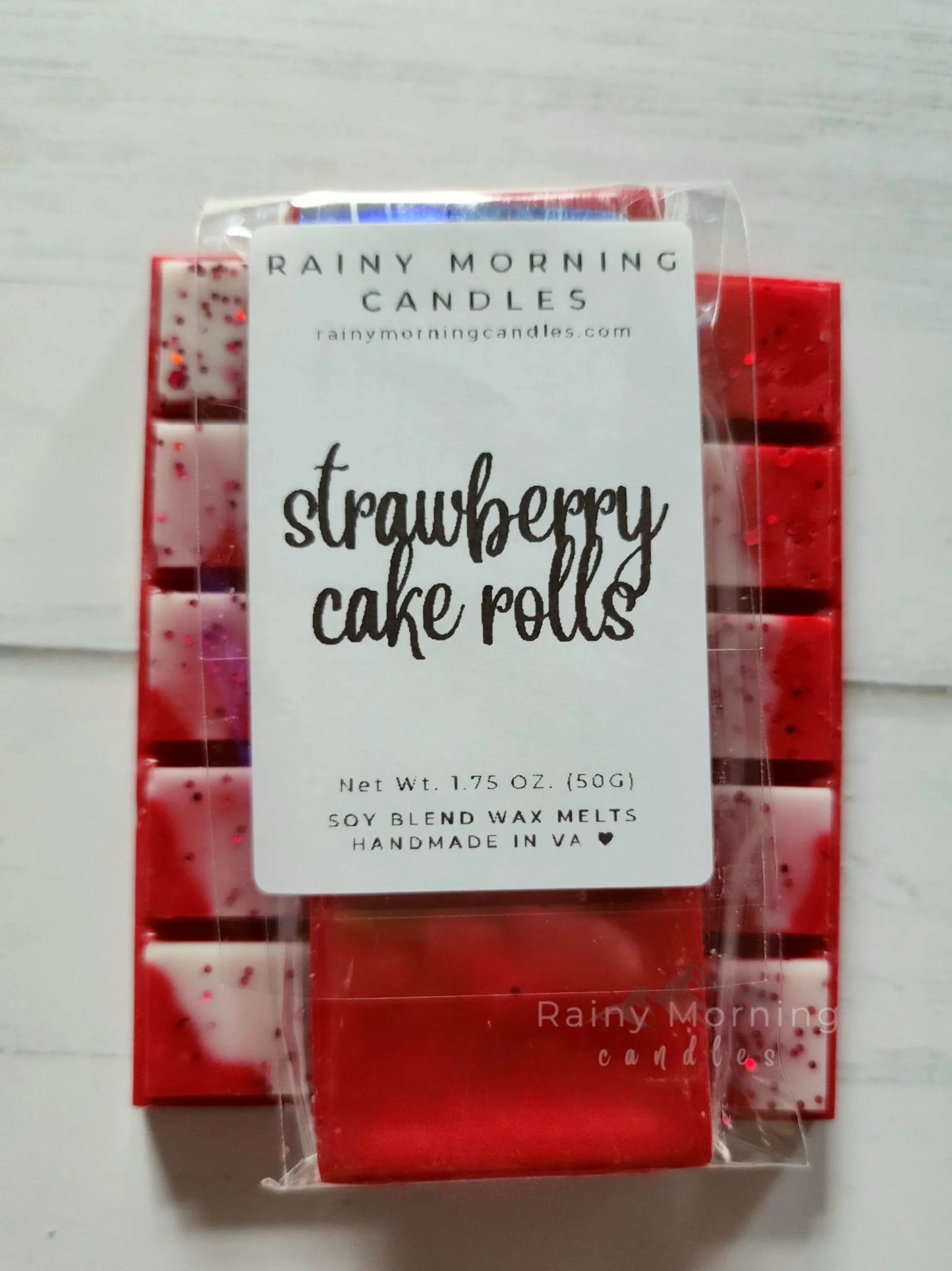 Strawberry Cake Rolls Snap Bar Wax Melts candles
