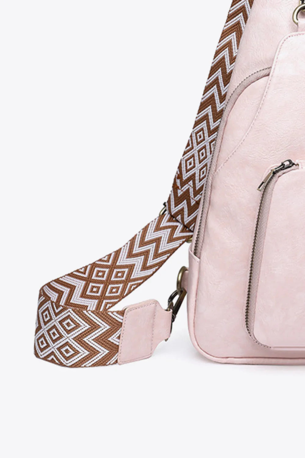 Adored Take A Trip PU Leather Sling Bag Bags/Totes