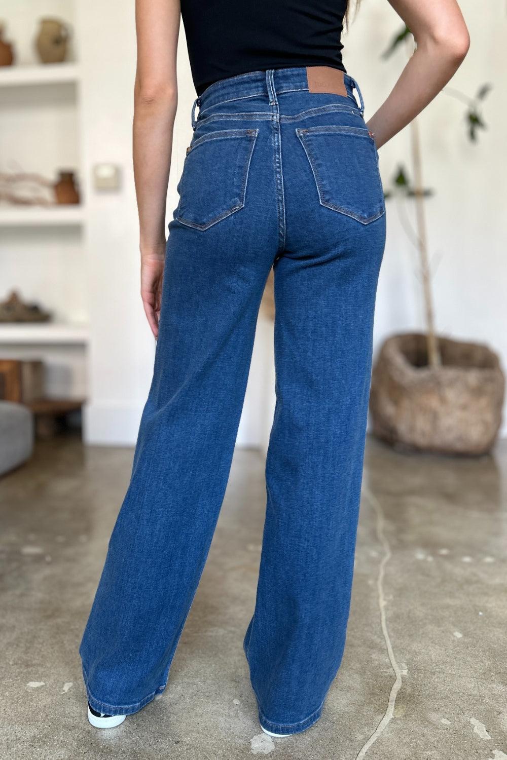 Judy Blue Full Size High Rise Straight Jeans Judy Blue