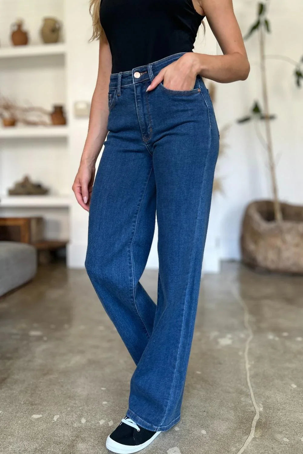 Judy Blue Full Size High Rise Straight Jeans Judy Blue