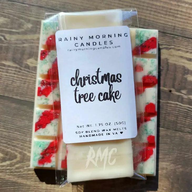 Christmas Tree Cake | Holiday Snap Bar Wax Melt candles