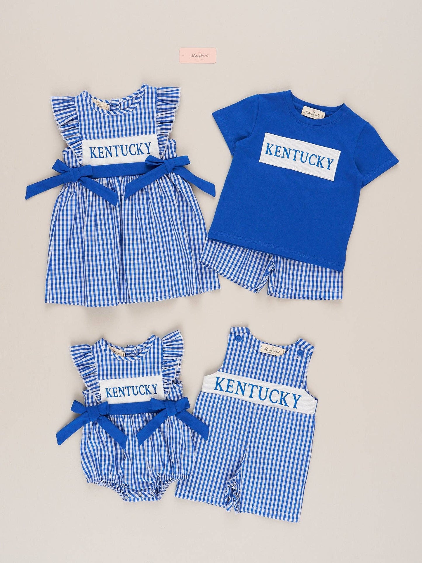 Kentucky Smocked Gingham Outfit
