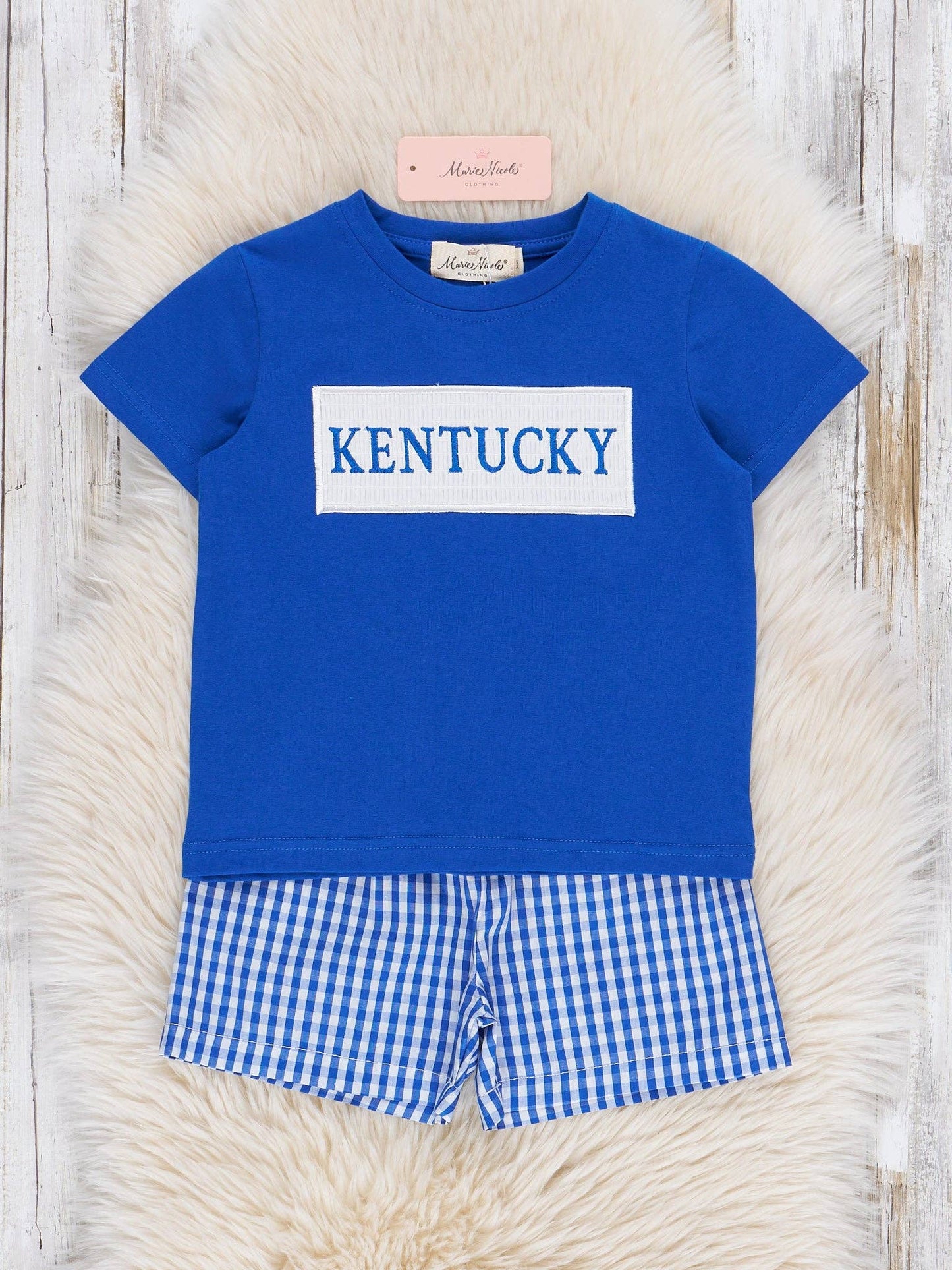 Kentucky Smocked Gingham Outfit