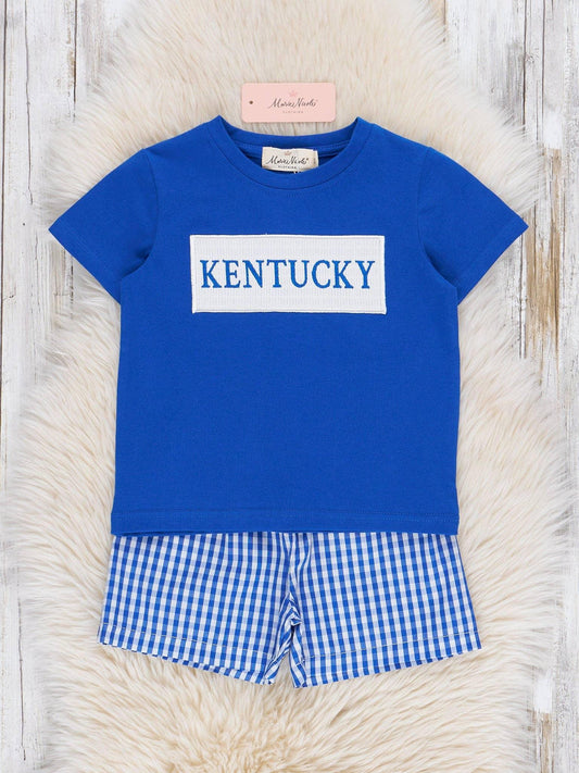 Kentucky Smocked Gingham Outfit M(3yrs)