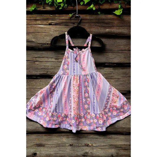 Happy Easter Floral Heart Printed Dress dress
