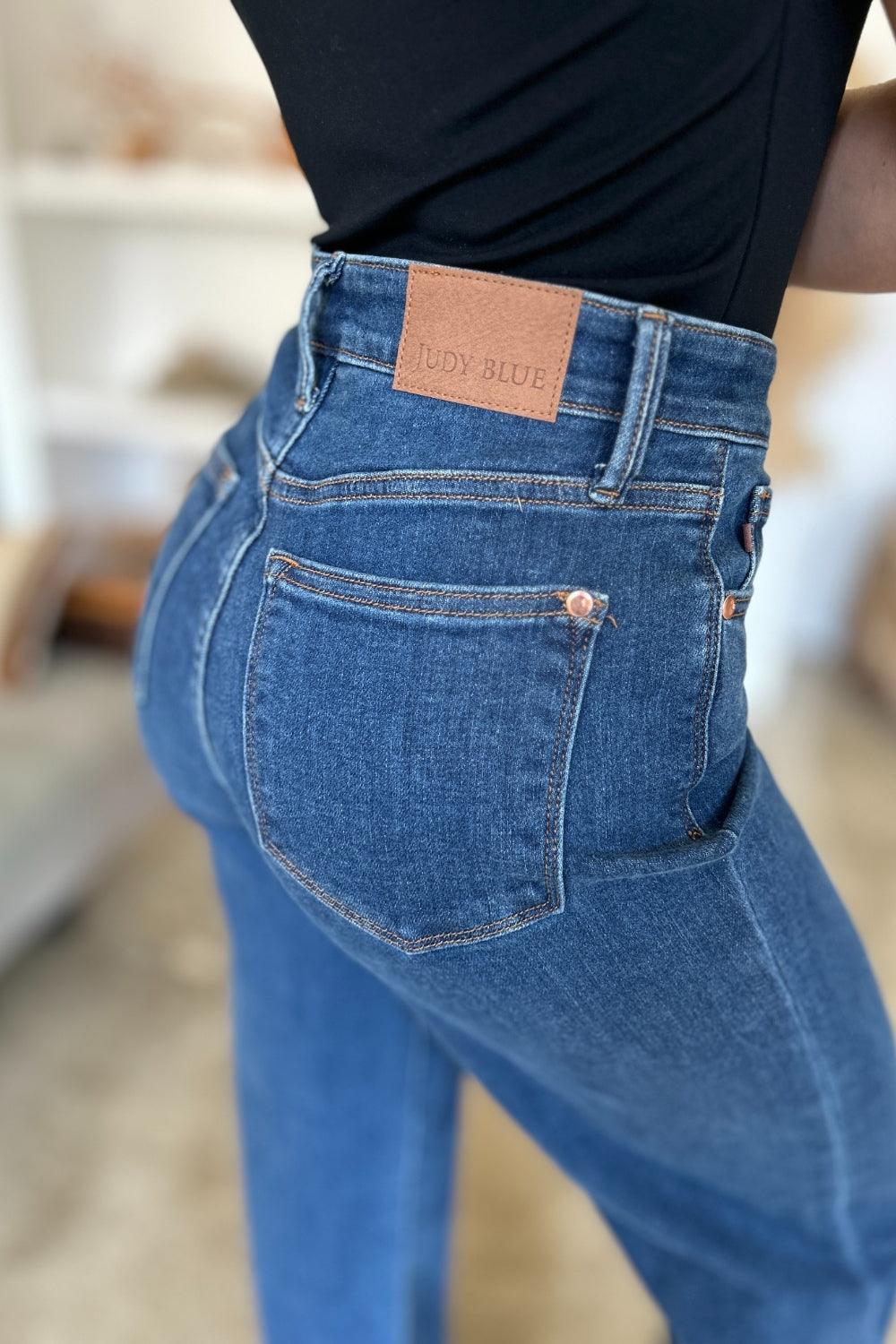 Judy Blue Full Size High Rise Straight Jeans Judy Blue