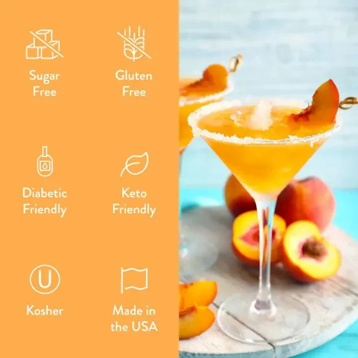 Sugar Free Peach Syrup drinks