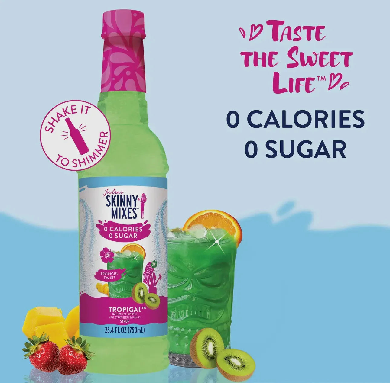 Tropigal Skinny Syrup drinks