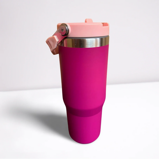 30OZ STAINLESS STEEL FLIP STRAW TUMBLER - WINE tumbler