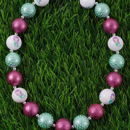 Mermaid Gum Bead Necklace necklace