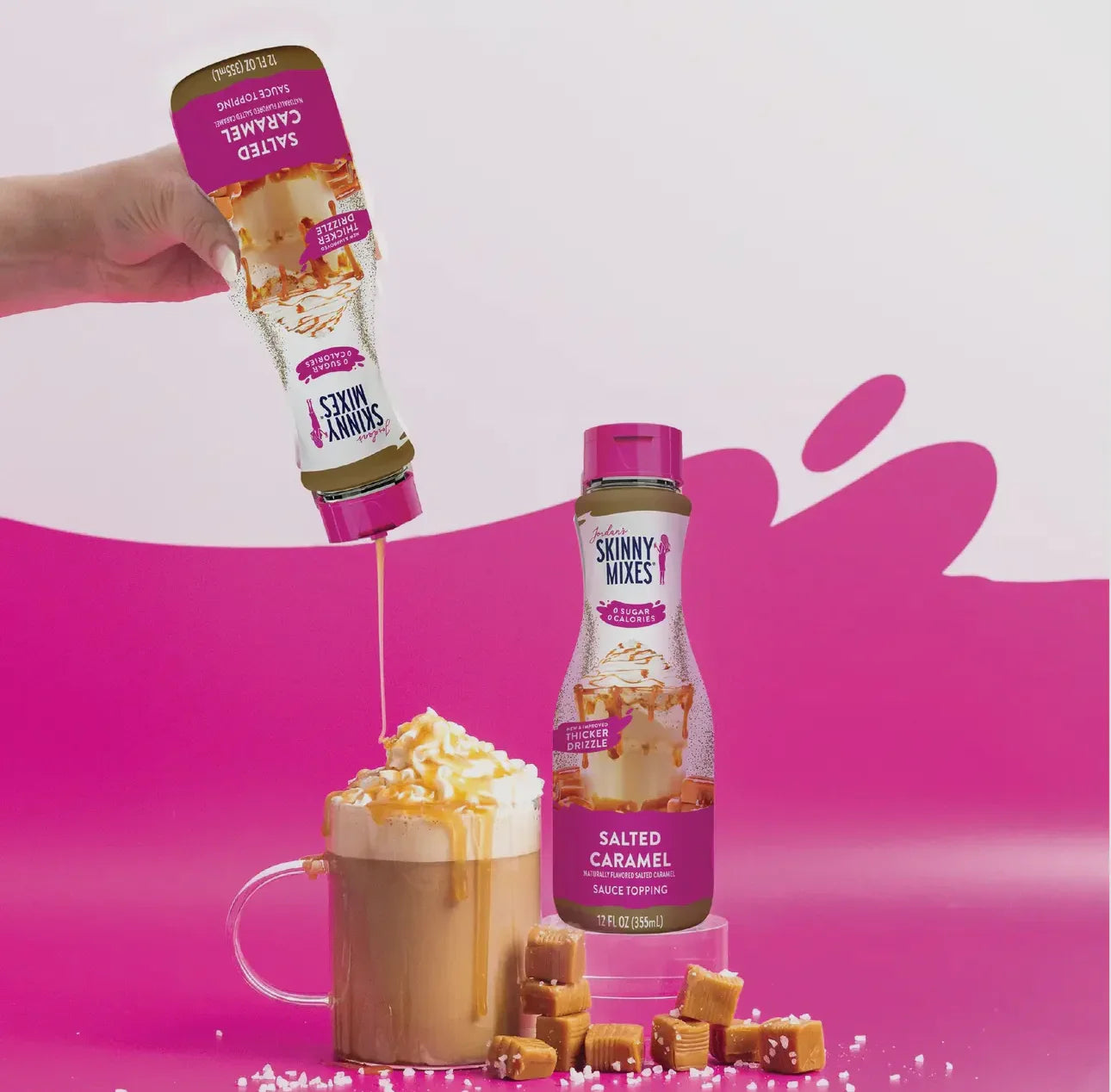 Skinny Mixes Salted Caramel Sauce Topping drinks