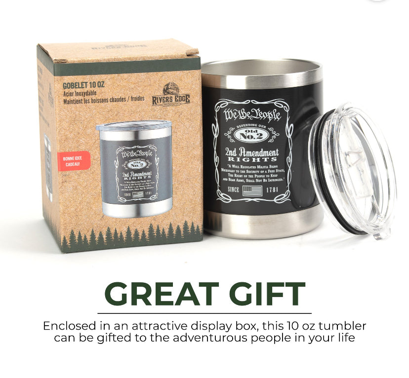 Rivers Edge 10oz Tumbler - We The People