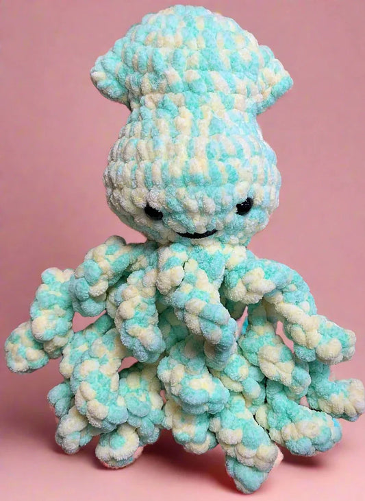 Handmade Crochet Small Octopus Homemade Stuffed Animal