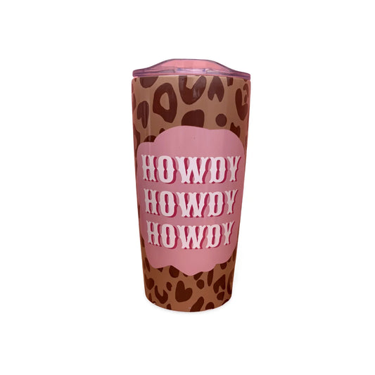 Howdy Cheetah Tumbler tumbler