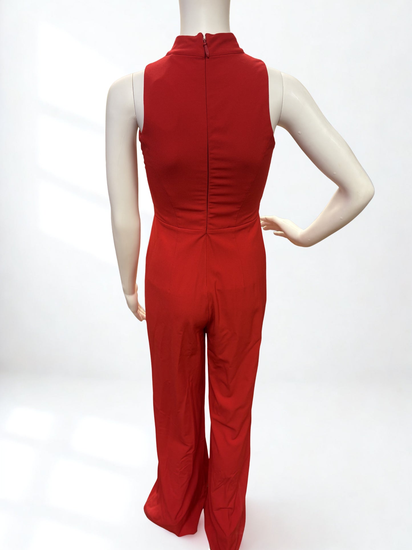 Forever Unique Tia Red Jumpsuite