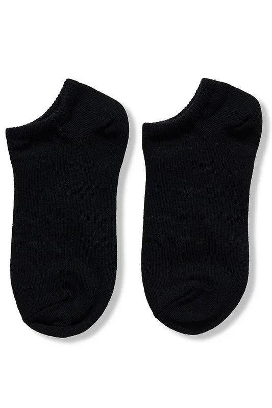 Zenana Casual Plain Cotton Ankle Socks socks
