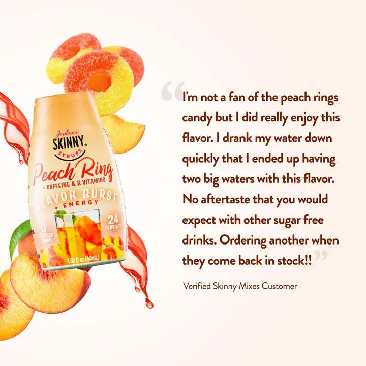 Jordan's Skinny Syrup Peach Ring Burst-Kentucky Belle Boutique