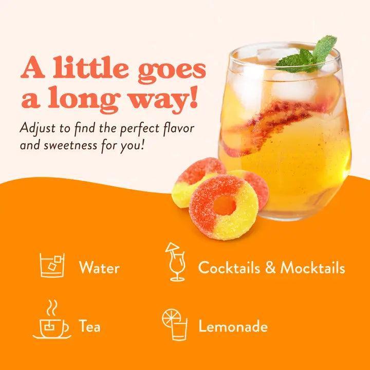 Flavor Burst - Sugar Free Peach Ring + Energy drinks