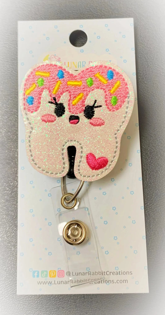 Sweet Tooth Badge Pal badge reel