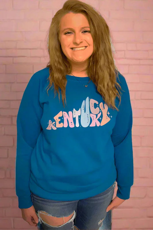 Kentucky Sweatshirt in Galapagos Blue Sweatshirt Galapagos Blue
