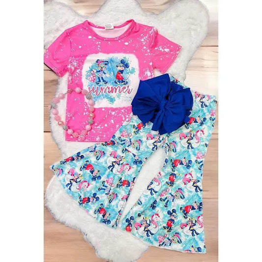 Summer Character 2 Piece Set Clothing Set