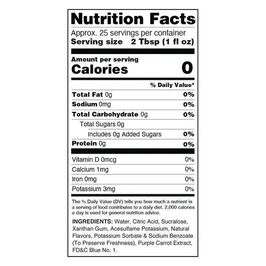 Sugar Free Dragonfruit Acai Flavor Infusion Syrup drinks