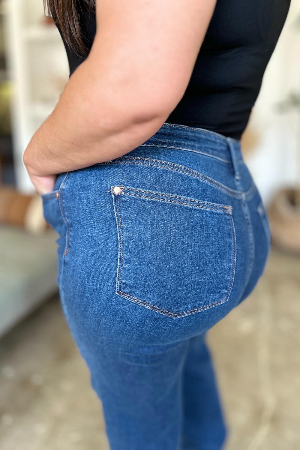 Judy Blue Full Size High Rise Straight Jeans Judy Blue