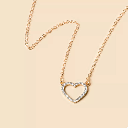18K Gold-Plated Heart Necklace necklace