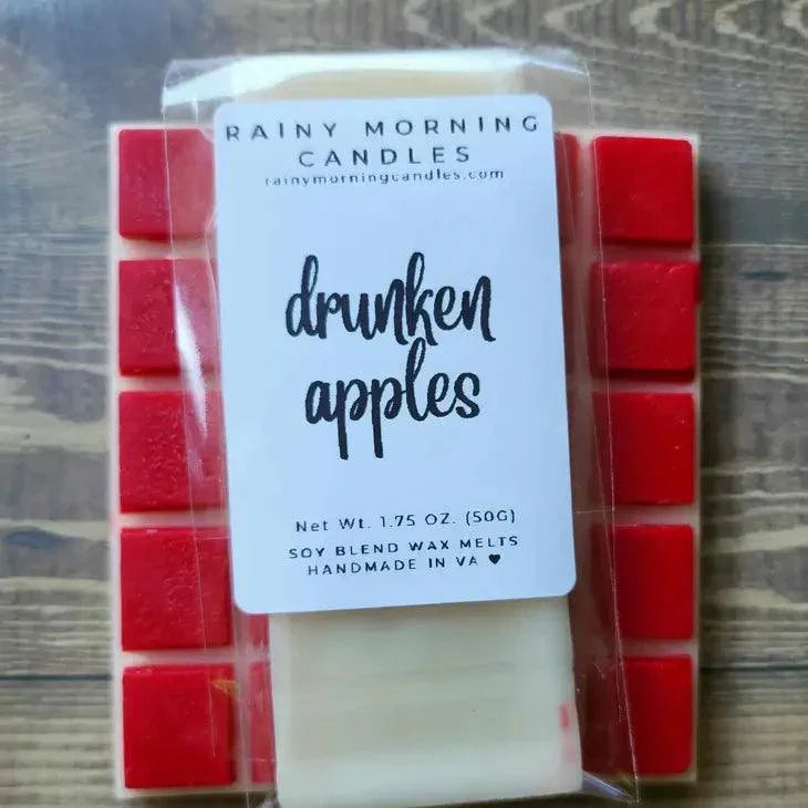 Drunken Apples | Apple + Bourbon Fall Wax Melts candles