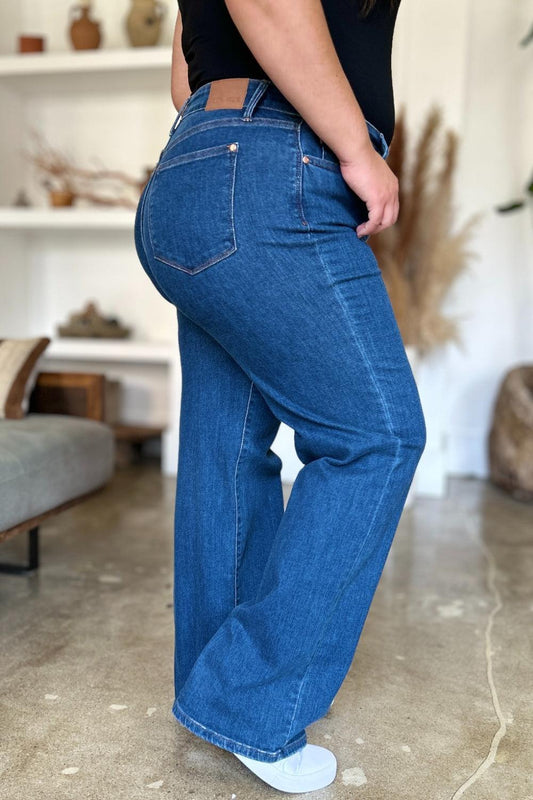 Judy Blue Full Size High Rise Straight Jeans Judy Blue